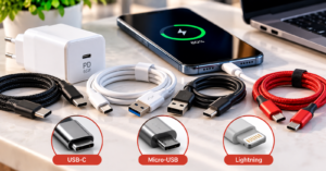 كيف تختار كابل الشحن المناسب لهاتفك ؟ دليل USB-C والشحن السريع
