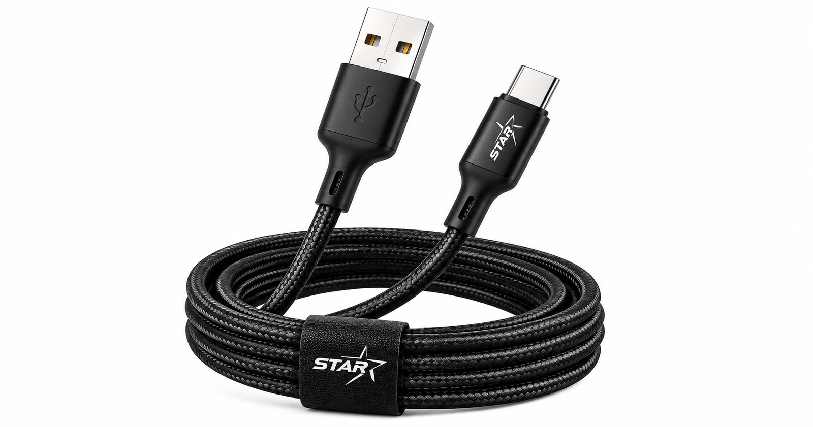 كابل شحن ونقل بيانات سريع USB إلى تايب سي من ستار STAR 3.4A
